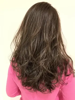 ミディアム カラー ハイライト/髪質改善 ✂️十河祐輝のヘアスタイル