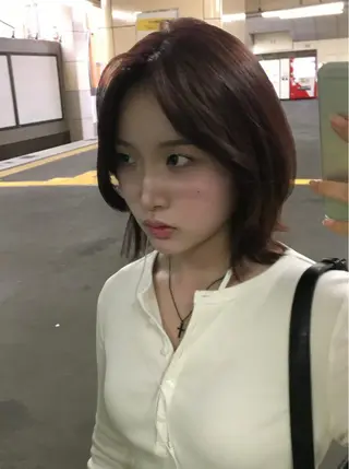 ミディアム uni 表参道所属・韓国ヘア 🇰🇷 natsukiのヘアスタイル
