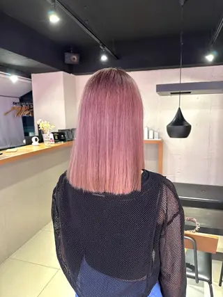 ミディアム カラー 🐺ウルフオタク🐺 ハイトーン/moeのヘアスタイル