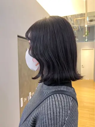 ミディアム カラー GIEN NU茶屋町+所属・荒金 昴のヘアスタイル