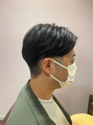 ショート パーマ メンズ 個性派/ハイトーン ✨✨　稲吉菜々美のヘアスタイル