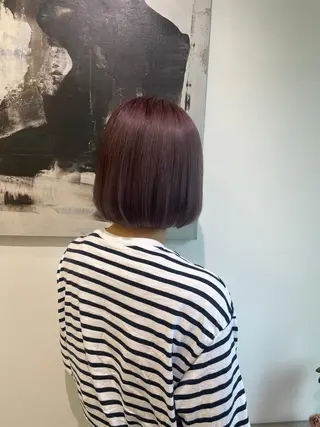 ショート カラー CYAN by artefice所属・安達 萌花のヘアスタイル