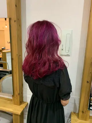 セミロング カラー カラー特化サロン大阪 ルービック江坂/新城のヘアスタイル