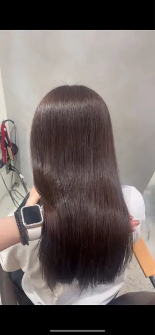 カラー 北川 茉奈のヘアスタイル