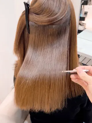 セミロング パーマ 🌈髪質改善特化🌈 縮毛矯正/原口純平のヘアスタイル