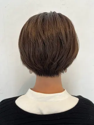 ショート カラー The book hand salon所属・伊藤 さやかのヘアスタイル