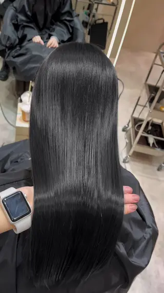 セミロング 韓国ヘア/ベージュ カラー/髪質改善/涼のヘアスタイル