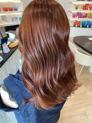 ロング カラー 個性派/ブリーチ ＊ほのかのヘアスタイル