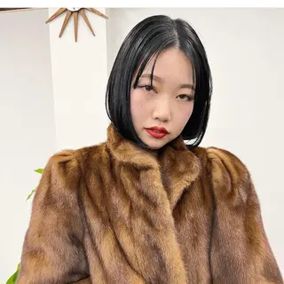 ショート カラー No1韓国風レイヤー &カチモリ✨ /サキのヘアスタイル