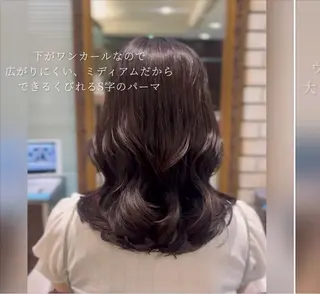 パーマ 八巻星理夏 モデルさん募集中のヘアスタイル