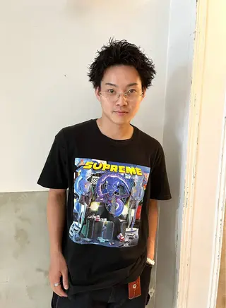 メンズ 猪原 海斗メンズパーマのヘアスタイル
