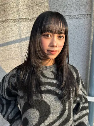 ロング FBeauty 青山店所属・パーマ特化美容師 表参道のヘアスタイル