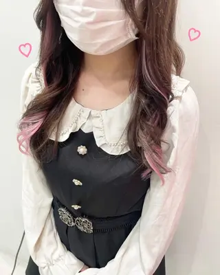 セミロング カラー EMANON新宿東口所属・新宿駅近♡個室 ♡関口三都季🌜のヘアスタイル