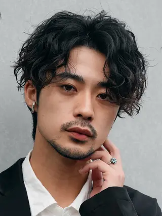 パーマ メンズ 原宿 フェザーパーマ fifth イノウエのヘアスタイル