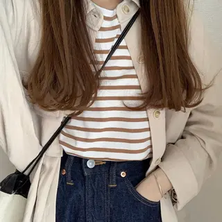 セミロング モリ タカユキ🌵のヘアスタイル