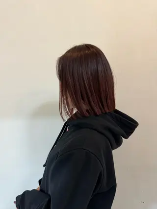 カラー や ぎ /神戸美容室 /顔まわりレイヤーのヘアスタイル