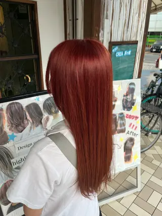 ロング カラー 渡邊 海里のヘアスタイル