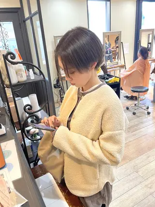 ショート 亀川蓮 Agu hairのヘアスタイル