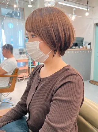 ショート カラー カット特化柏駅 徒歩3分LOUのヘアスタイル