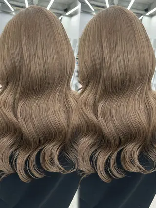 ロング カラー ヘアアレンジ GO TODAY シェアサロン 原宿本店所属・原宿ハイトーンカラー 🌼みるい🌼のヘアスタイル