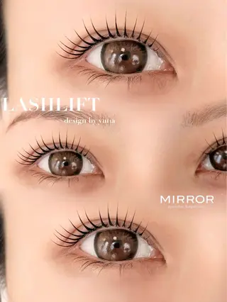 マツエク・マツパ MIRROR eyelashes eyebrows所属・ユウナ ︎︎‪ MIRRORのマツエク・マツパデザイン