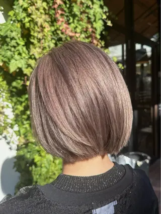 ショート カラー peakshair所属・艶々になる髪質改善 𝒀𝑼𝑻𝑶のヘアスタイル