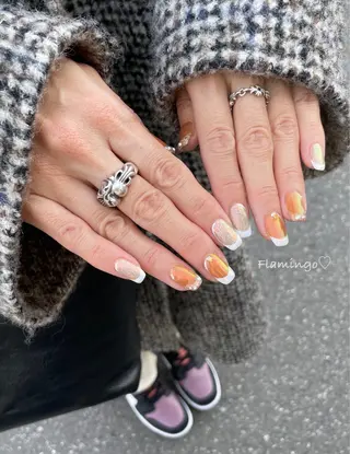 ネイル 40代からの爪を守る ×ケア重視サロン♡のネイルデザイン