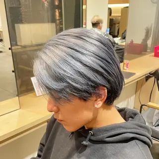 カラー メンズ Le'a所属・渋谷/フェード/ 國分 翔のヘアスタイル