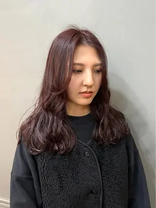 カラー パーマ 【azure横浜】 🧸misaki🌸のヘアスタイル