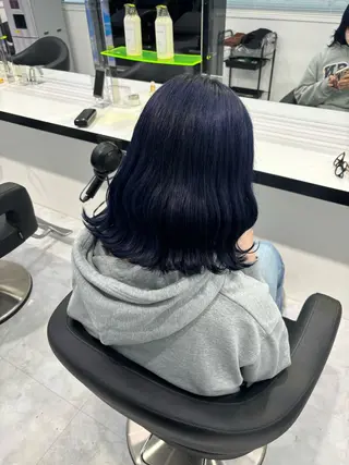 ミディアム カラー パーマ ヘアアレンジ メンズ rei／透明感カラー ／オリーブグレージュのヘアスタイル