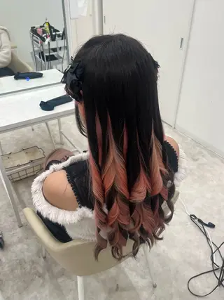 ロング Dityca...tia所属・りん/ 無料ヘアセットのヘアスタイル