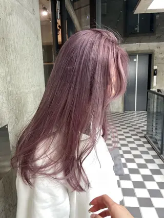 ロング 🫧ハイライトカラー 🫧 𝓜𝓘𝓤のヘアスタイル