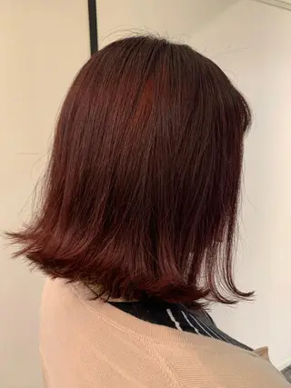 ミディアム カラー 小田切 栄司のヘアスタイル