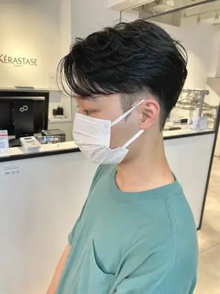 ショート メンズ 🇰🇷カルマパーマ kaito🇰🇷のヘアスタイル