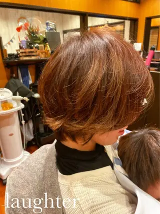 ショート カラー 尾崎 弘充のヘアスタイル