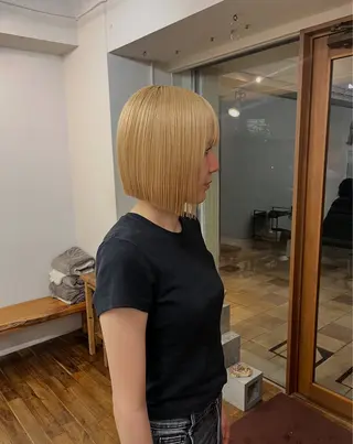 ショート yohaku所属・三浦 ふたばのヘアスタイル