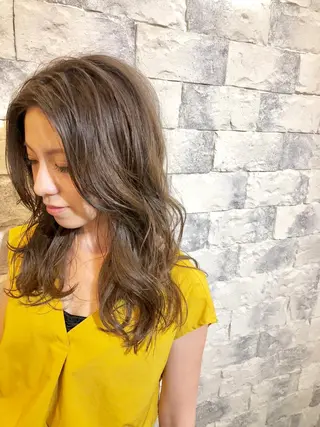 セミロング カラー AUBE HAIRazul吉祥寺所属・綺麗な髪質にしたい方 限定🌈清水 祥のヘアスタイル