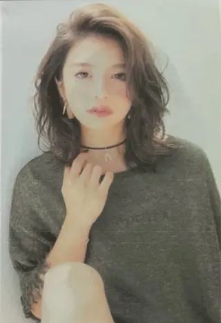 ミディアム 根本 剛史のヘアスタイル
