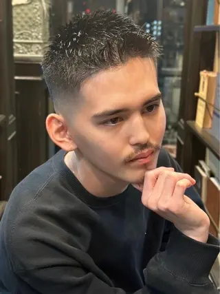 ショート メンズ バーバーショップ　東京駅　丸の内店所属・境野 奏音のヘアスタイル