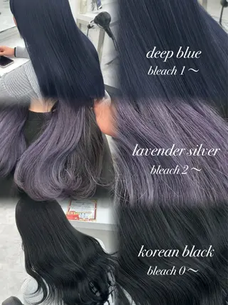 カラー 🩶niina 暗髪韓国系カラー🩶のヘアスタイル