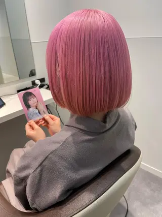 ショート カラー ヘアアレンジ 【ドルオタ美容師】 しょーごのヘアスタイル