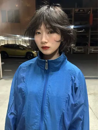 ミディアム BROUN®所属・江坂レイヤー/ボブ nacaのヘアスタイル