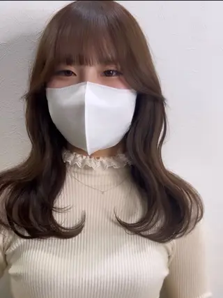 セミロング 剣持友希/ifh iizuka/高崎のヘアスタイル