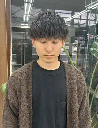 ショート パーマ メンズ メンズパーマの達人 /タカシマ　ダイスケのヘアスタイル