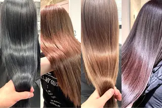 セミロング カラー ヘアアレンジ 🎗秋山勇 /三宮指名No.1のヘアスタイル