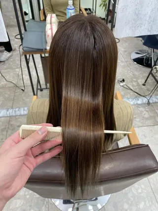 ロング パーマ ヘアアレンジ 🧸縮毛矯正特化 金澤 彩香🎀のヘアスタイル