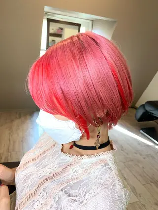 ショート 🍀ケアブリーチ カラー🍀坂井のヘアスタイル