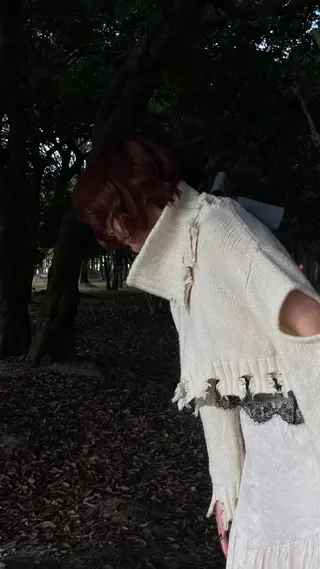 カラー YURiA レイヤー🫧暖色のヘアスタイル