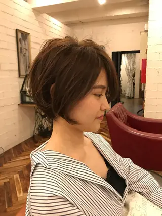 ショート カラー 口コミ評価4.9⭐︎ カワナベ マサシのヘアスタイル