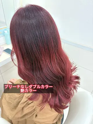 ロング カラー 髪質改善/艶カラー/ メンズパーマ/鈴木のヘアスタイル